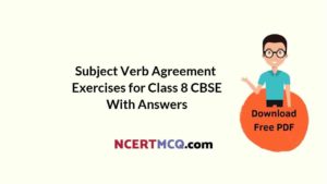 Online Education Subject Verb Agreement Exercises for Class 8 CBSE With ...