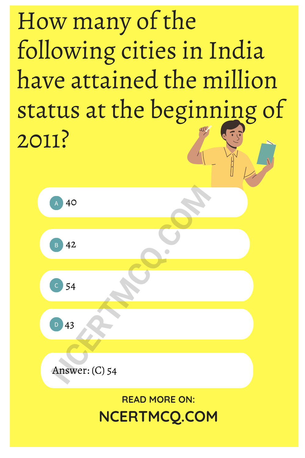 How many of the following cities in India have attained the million status at the beginning of 2011?