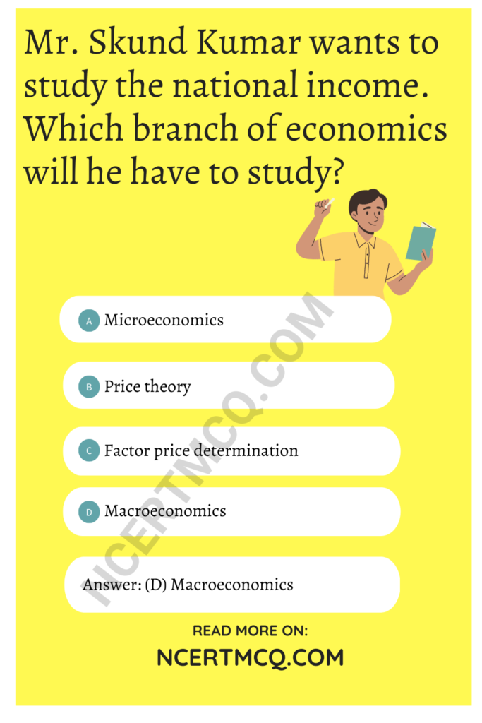 Introduction To Macroeconomics Class 12 MCQ Online Test With Answers ...