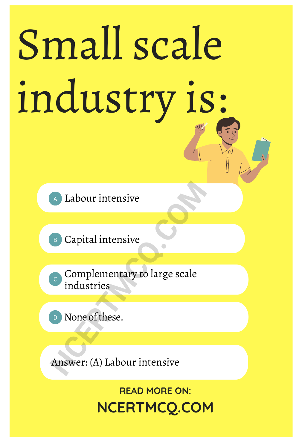 Small scale industry is: