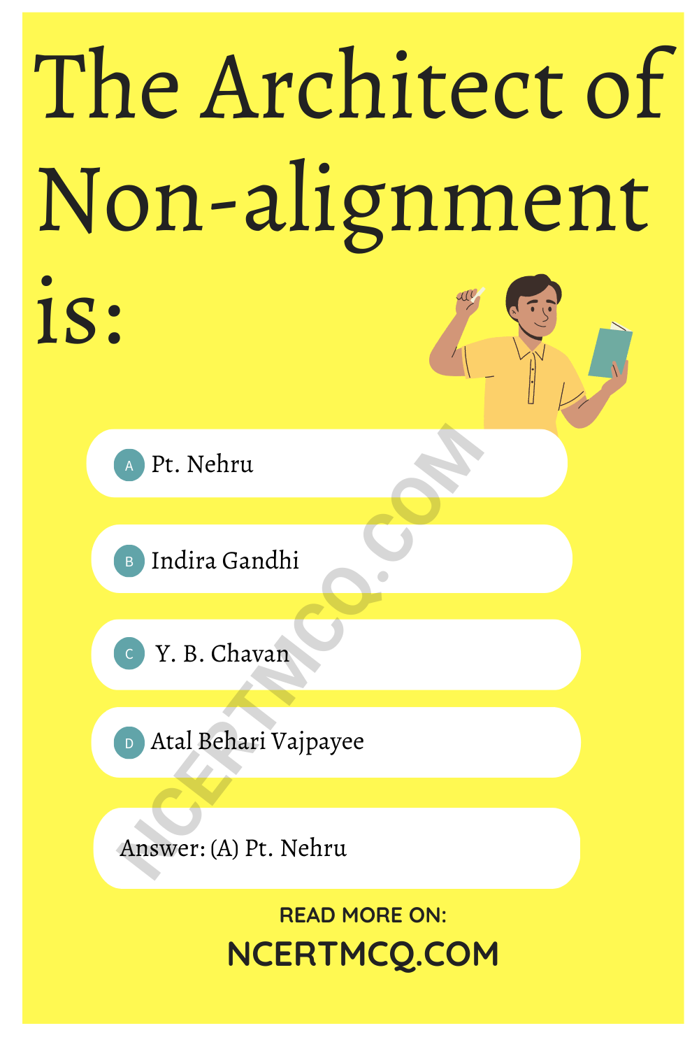 The Architect of Non-alignment is: