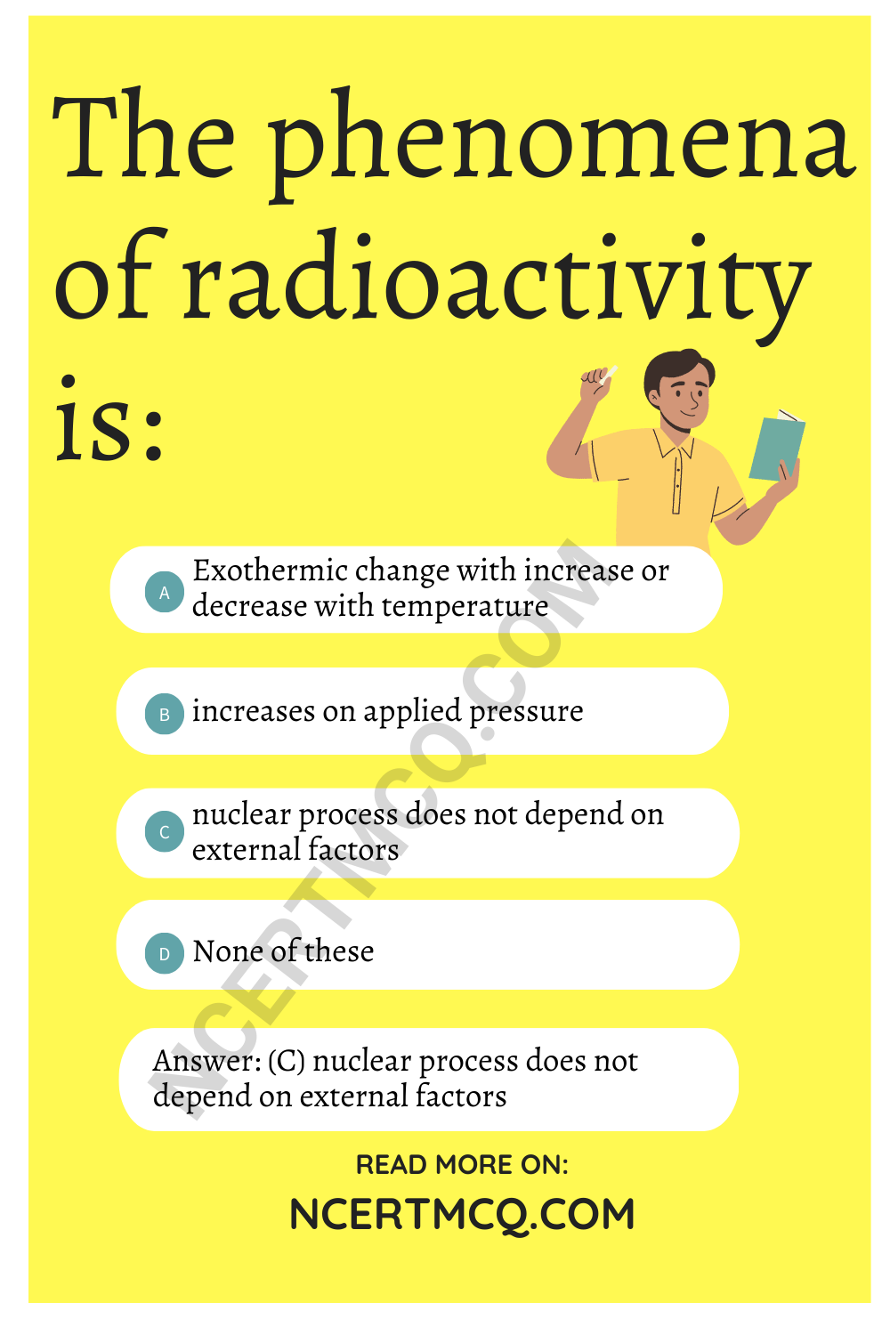 The phenomena of radioactivity is: