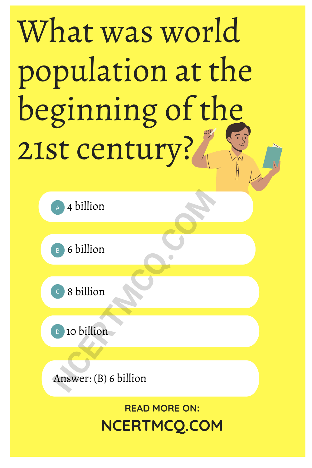 What was world population at the beginning of the 21st century?