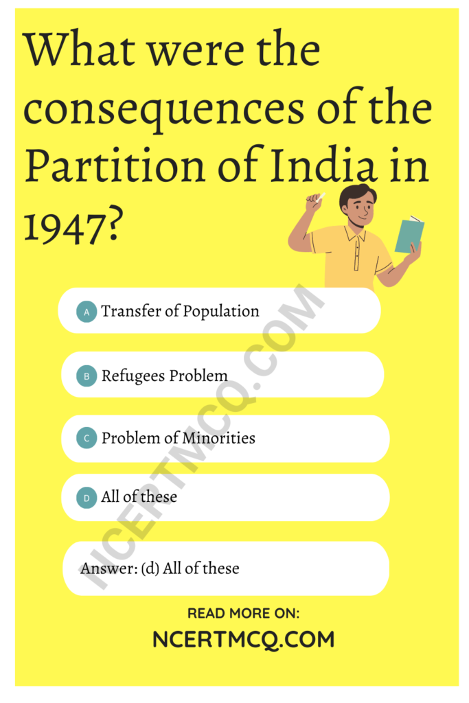 Challenges Of Nation Building Class 12 MCQ Online Test With Answers ...