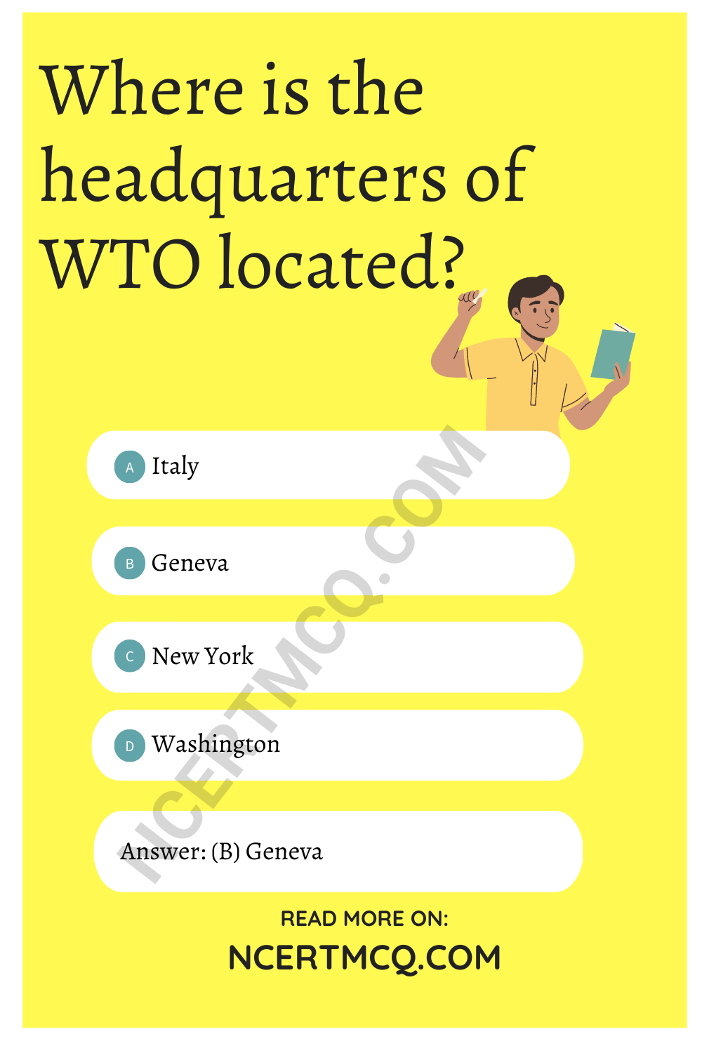 Where is the headquarters of WTO located?