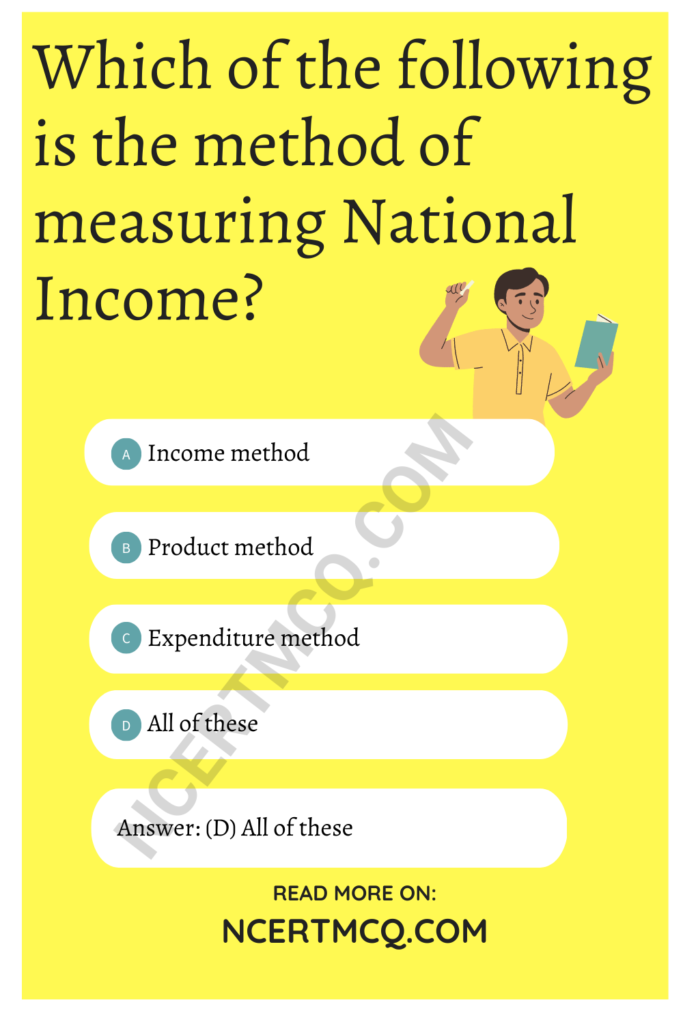 National Income Accounting Class 12 MCQ Online Test With Answers ...