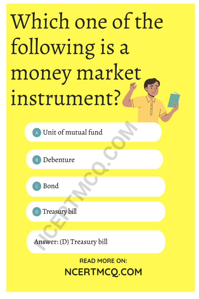 Financial Markets Class 12 MCQ Online Test With Answers Questions ...