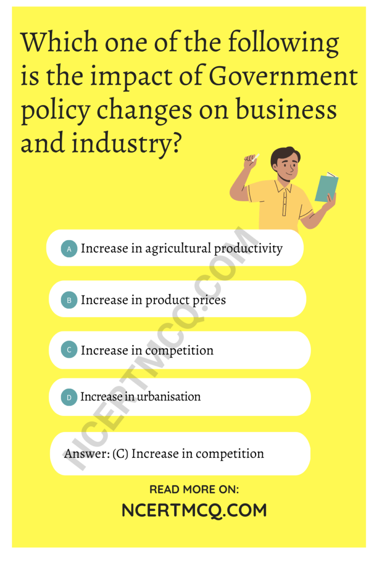 Business Environment Class 12 MCQ Online Test With Answers Questions ...