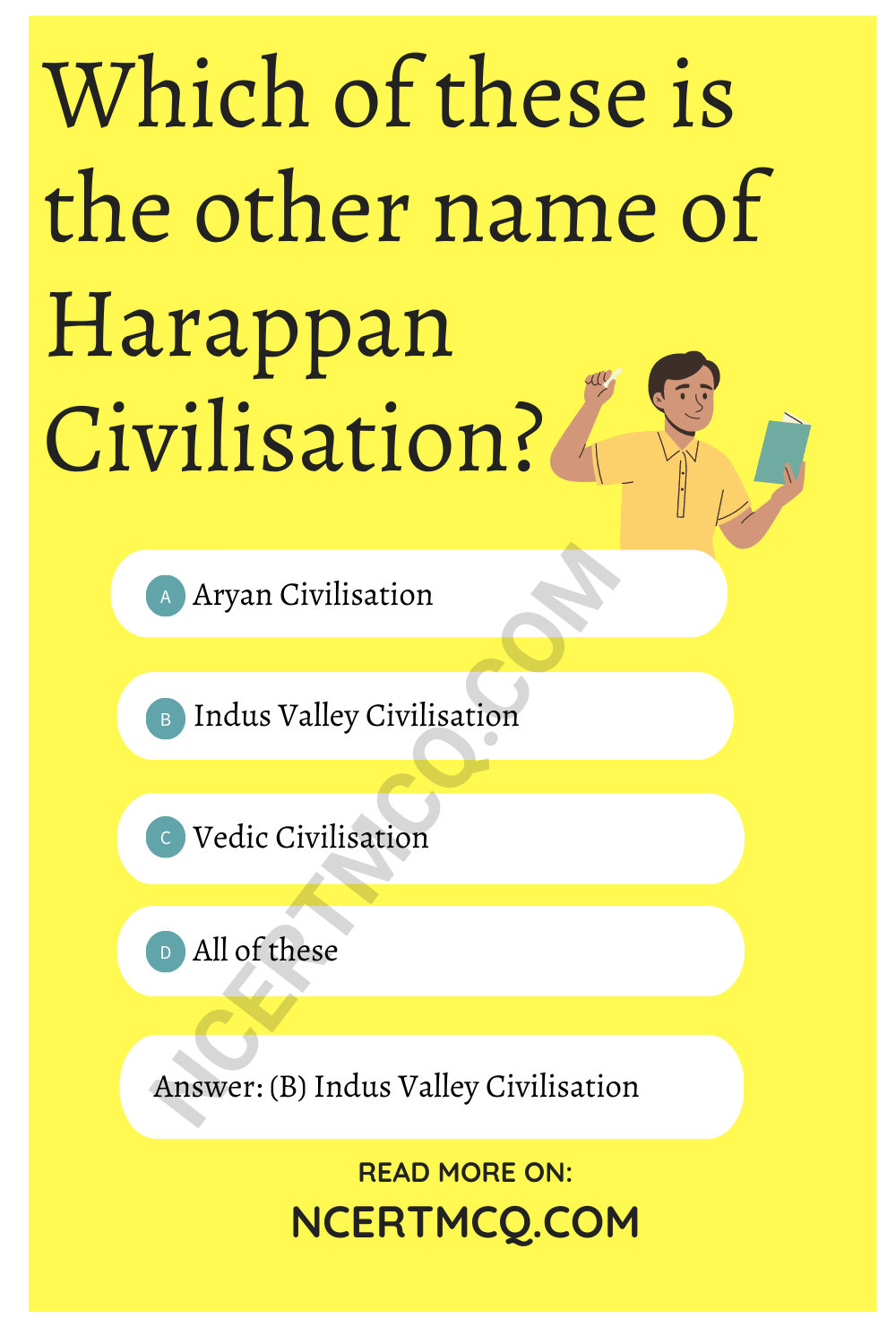 Which of these is the other name of Harappan Civilisation?