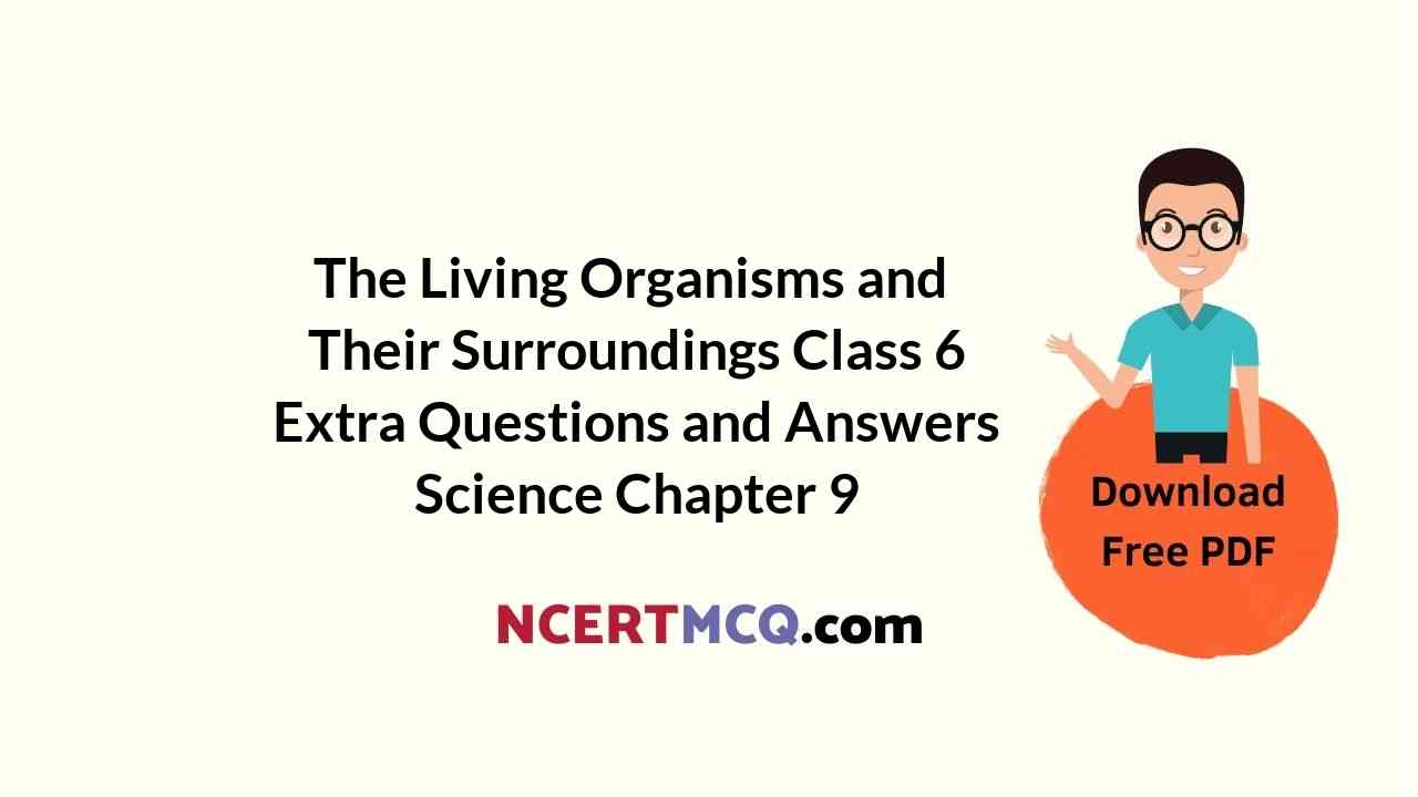The Living Organisms and Their Surroundings Class 6 Extra Questions and Answers Science Chapter 9
