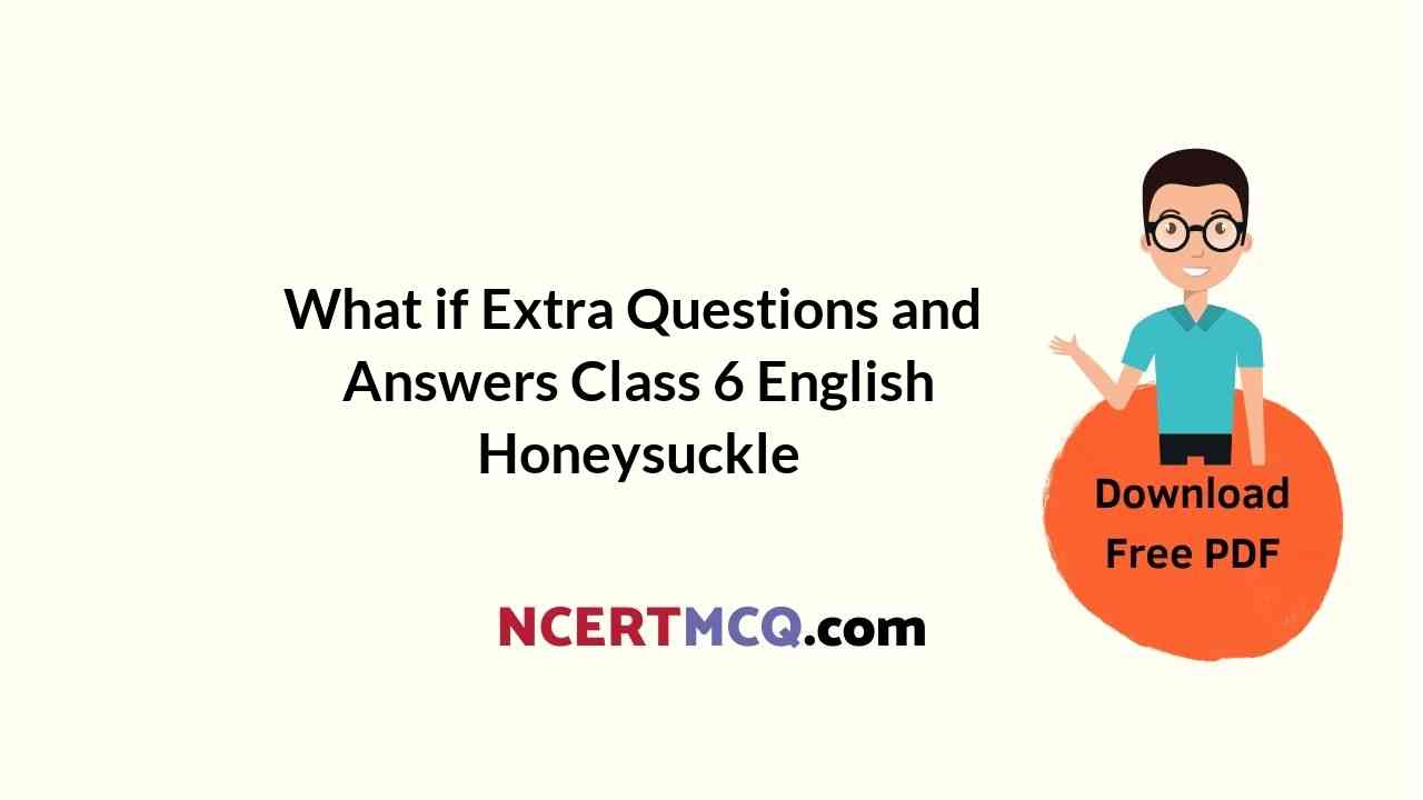 What if Extra Questions and Answers Class 6 English Honeysuckle