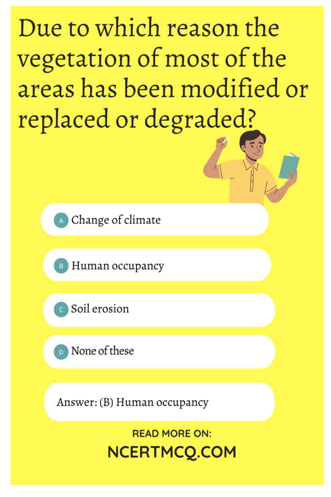 Natural Vegetation And Wildlife Class 9 MCQ Online Test With Answers ...