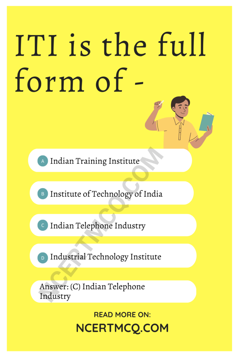 Industries Class 8 MCQ Online Test With Answers Questions – NCERT MCQ