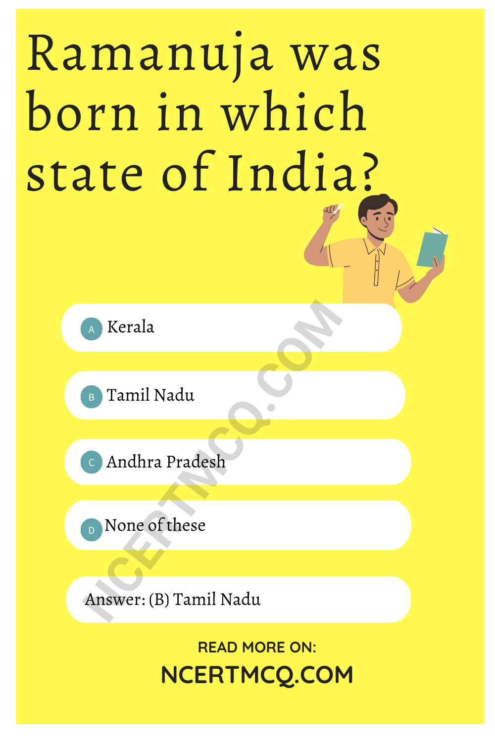 Ramanuja was born in which state of India?