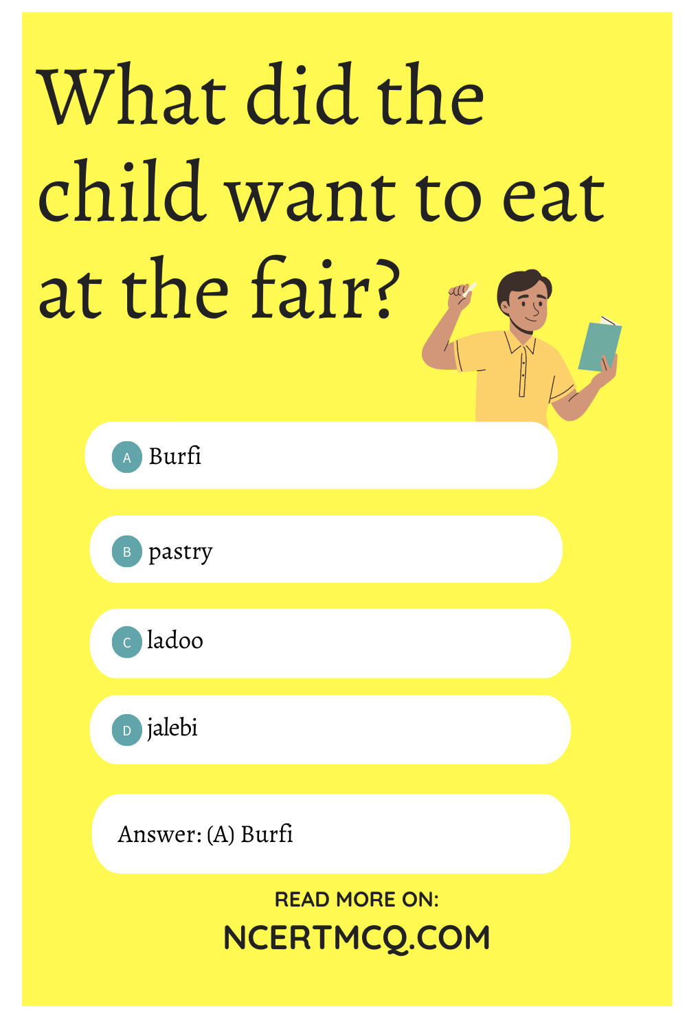 What did the child want to eat at the fair?