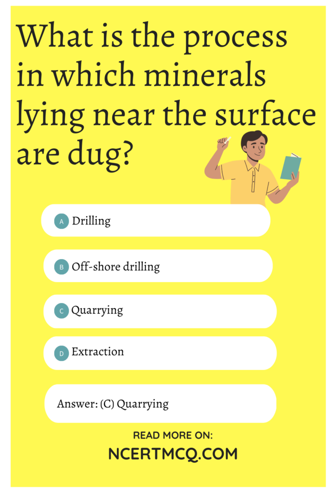 Mineral And Power Resource Class 8 MCQ Online Test With Answers ...