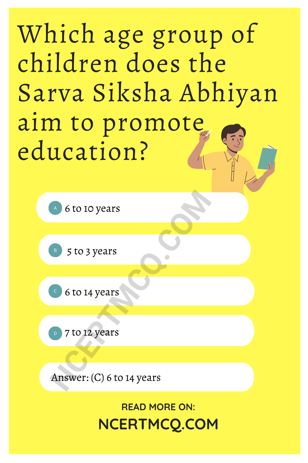 Which age group of children does the Sarva Siksha Abhiyan aim to promote education?