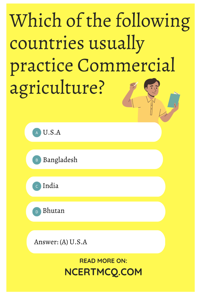 Agriculture Class 8 MCQ Online Test With Answers Questions – NCERT MCQ