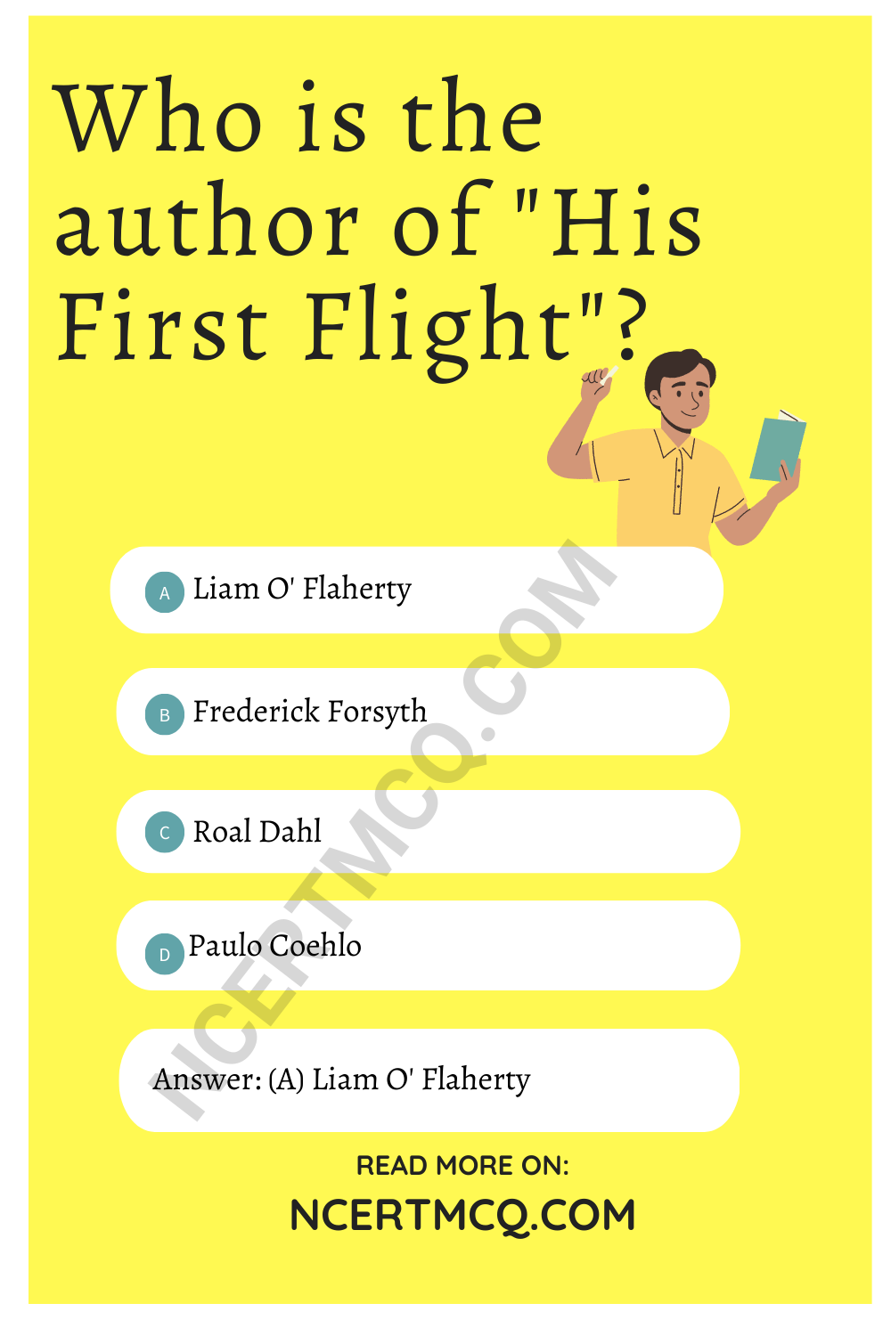 Who is the author of "His First Flight"?