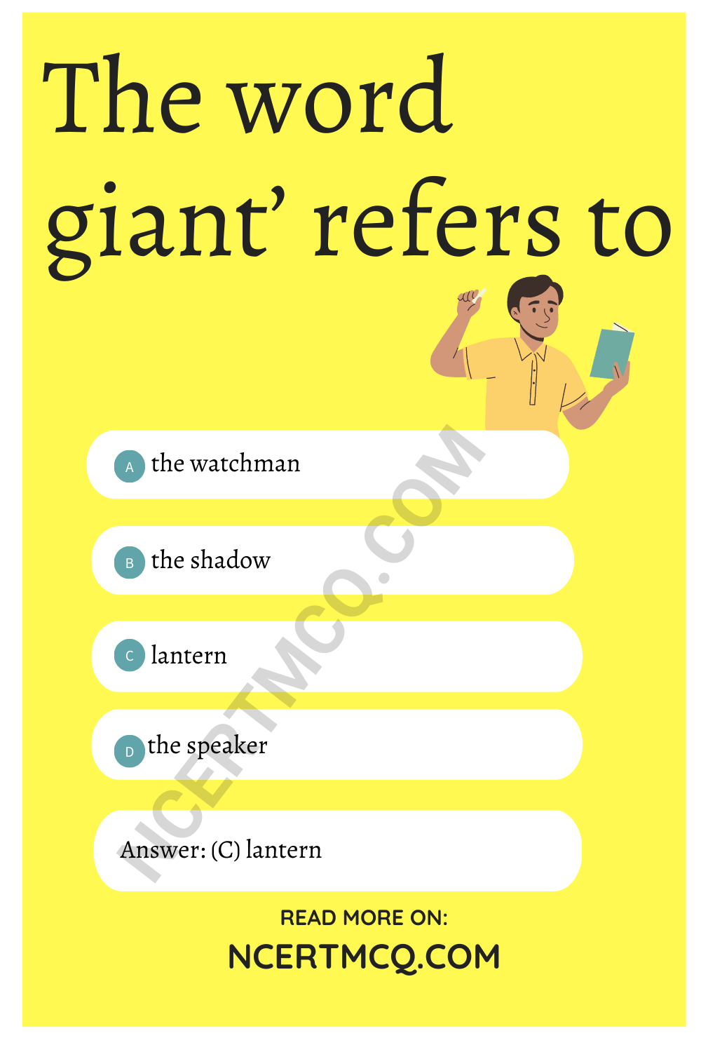 The word giant’ refers to
