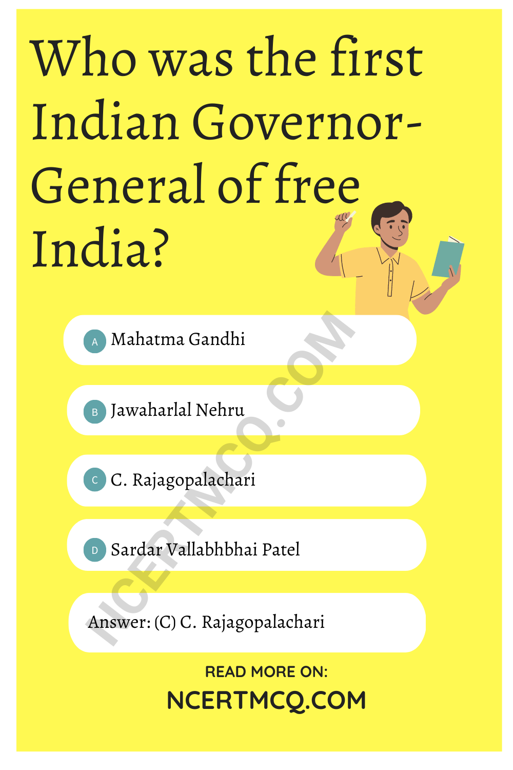 Who was the first Prime Minister of Free India